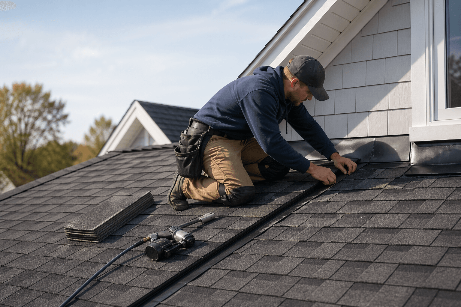 Roofing service by HomeCorp